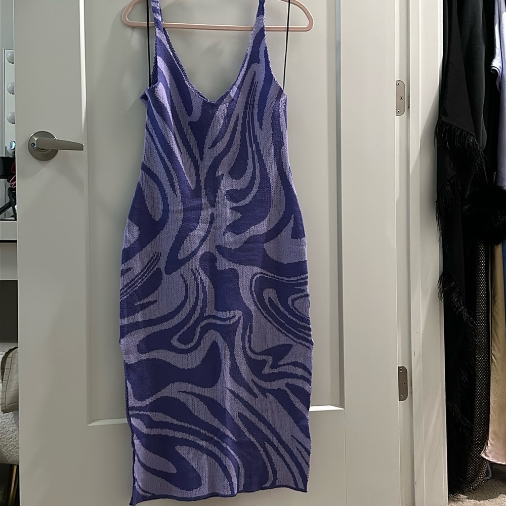 ONLY WORN ONCE Purple Knit Dress